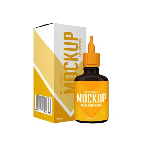 Custom 120ml Bottle - Rapid Custom Boxes