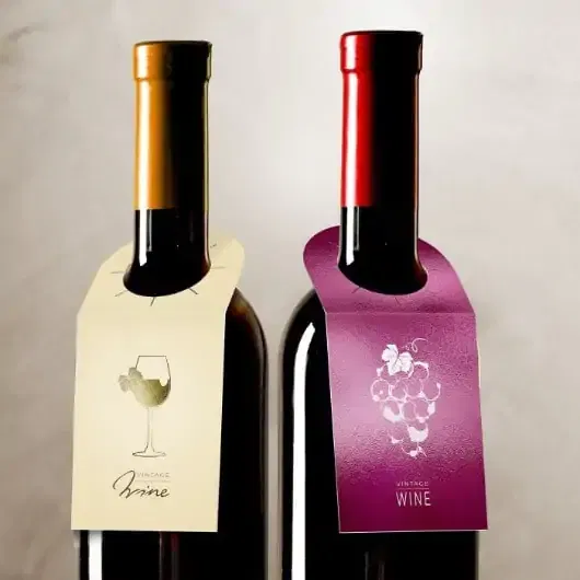 Custom Bottle Neck Tags - Rapid Custom Boxes