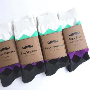 Custom Printed Sock Wrap Labels