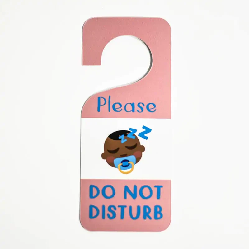 door hanger do not disturb - Rapid Custom Boxes