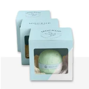 Custom Printed Bath Bomb Boxes