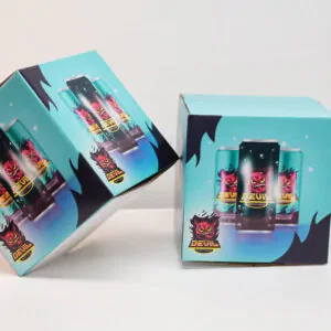 printed energy drink boxes