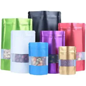 Mylar Foil Bags with PVC Window