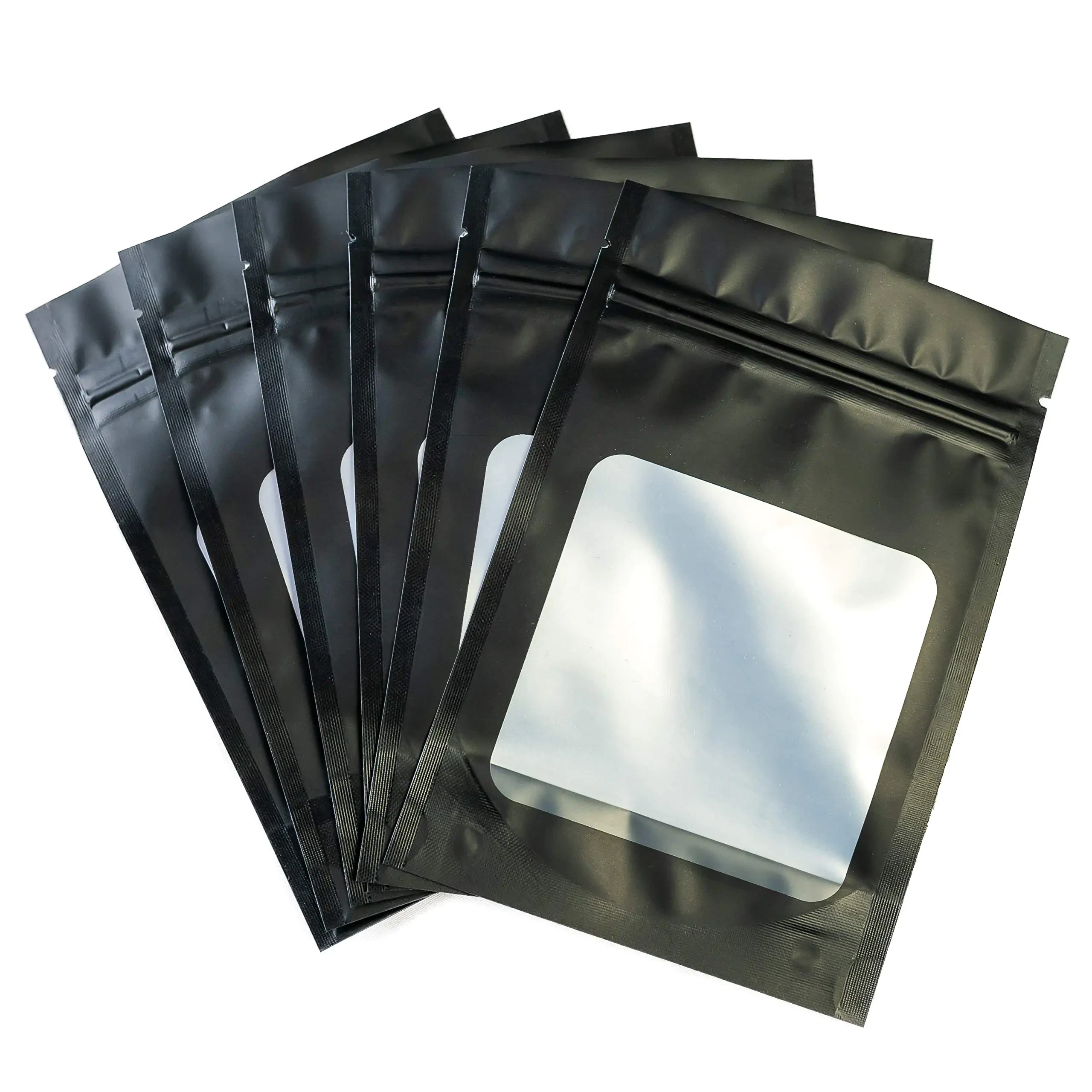 Smell proof Mylar bags with PVC Window