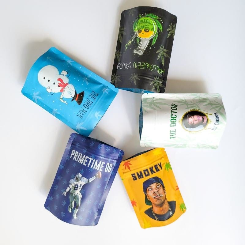 Custom Weed Bags - Rapid Custom Boxes Custom Printed Weed Bags