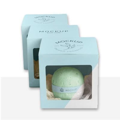 Custom Printed Bath Bomb Boxes