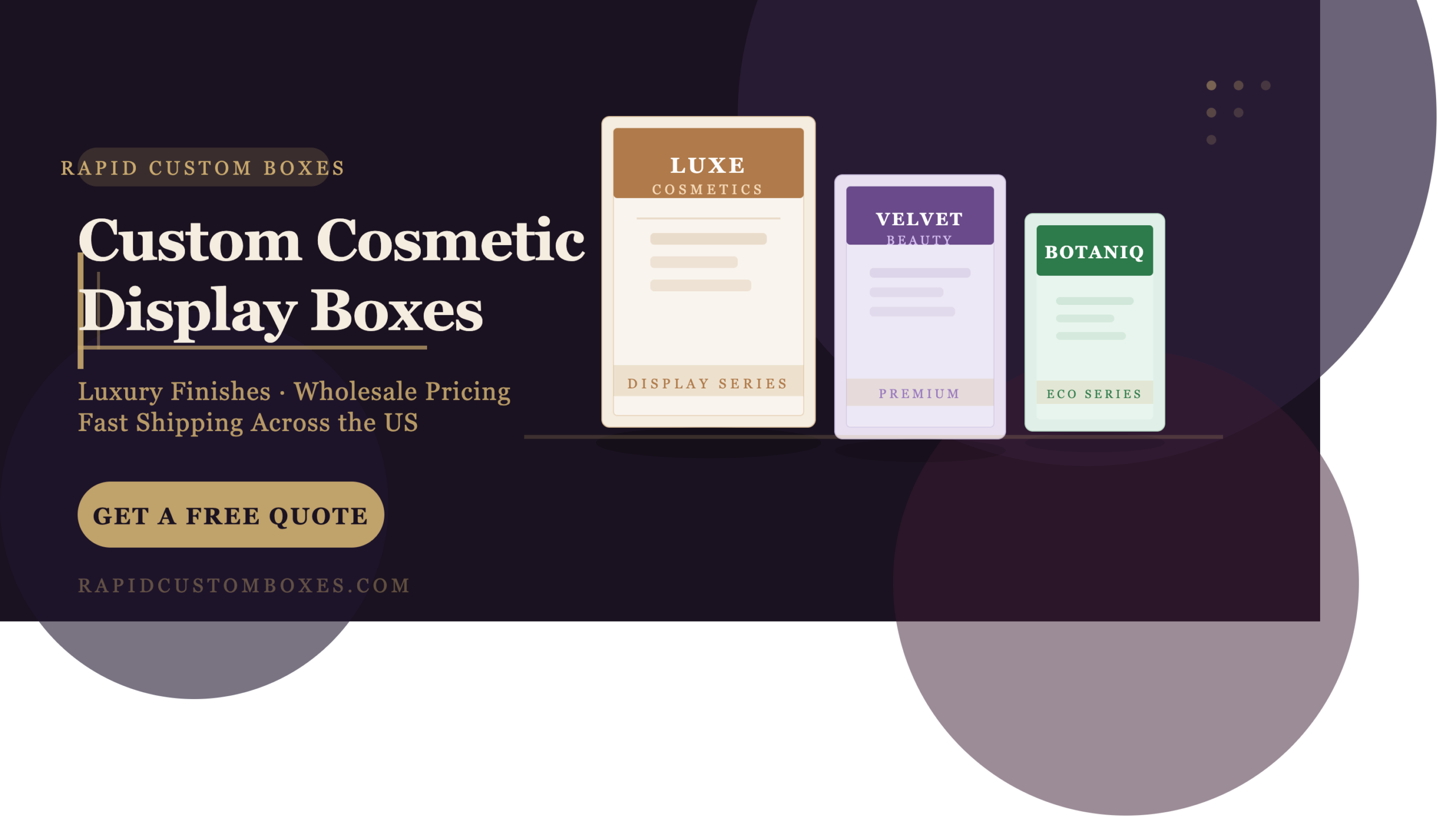 Custom Cosmetic Display Boxes That Turn Browsers Into Buyers